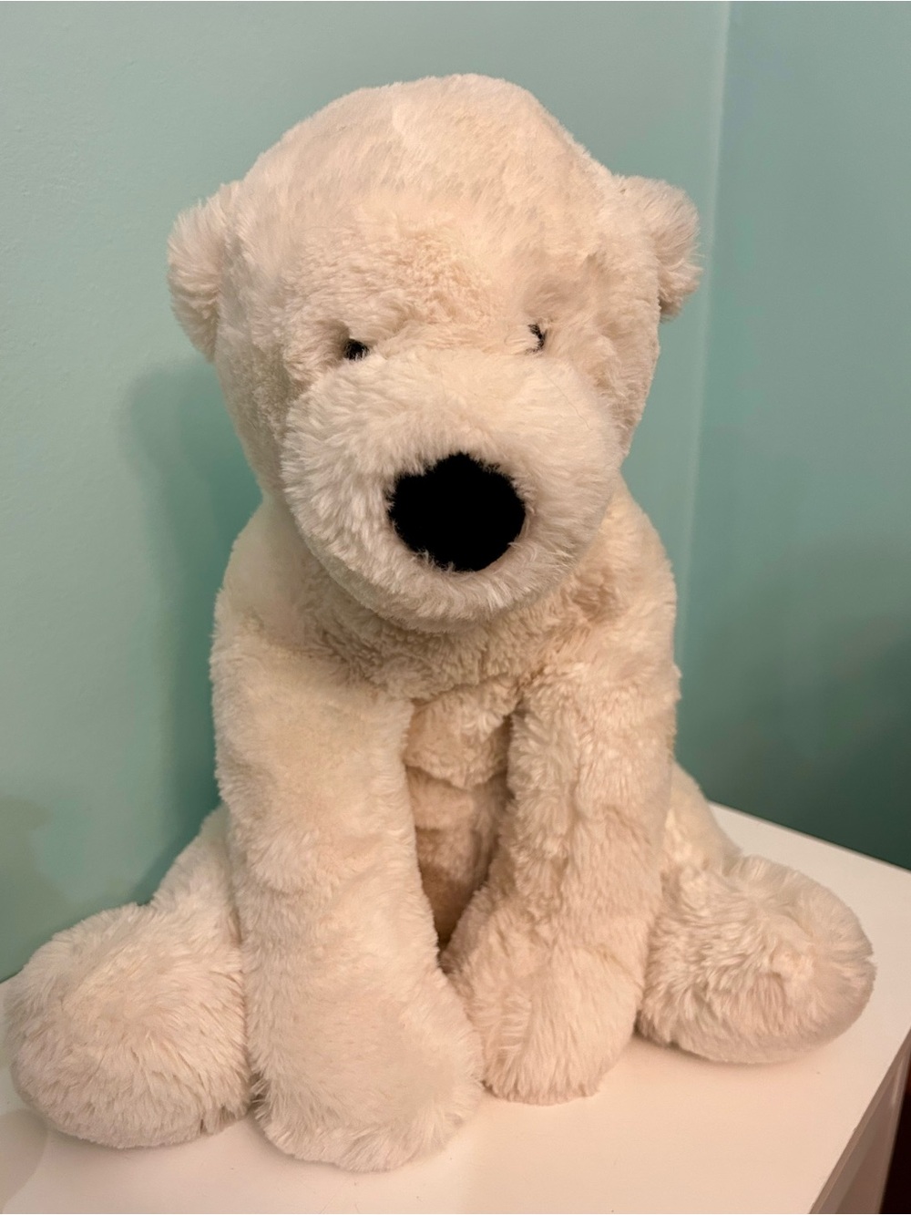 Jellycat London Perry Polar Bear Soft Plush Animal Retired 14”